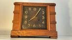 Pendule klok Art Deco - Haagse School - Hout, Messing -, Antiek en Kunst