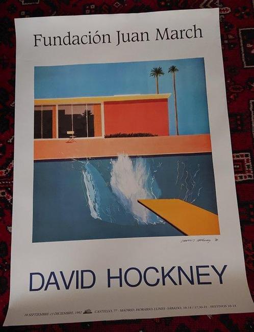 David Hockney, after - Exposición Madrid 1992, Antiek en Kunst, Kunst | Tekeningen en Fotografie