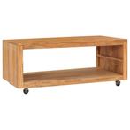 vidaXL Salontafel 110x60x40 cm massief teakhout, Huis en Inrichting, Tafels | Salontafels, Verzenden, Nieuw