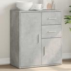 vidaXL Dressoir 60x31x70 cm bewerkt hout betongrijs, Huis en Inrichting, Verzenden, Nieuw
