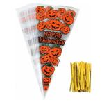 Fako Bijoux® - 15x Cellofaan Puntzakken Halloween 34x17cm -, Divers, Emballage cadeau, Verzenden