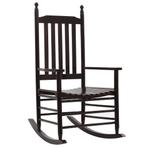 Schommelstoel Populierenhout Bruin | Retour Deal | 46% Ko..., Huis en Inrichting, Fauteuils, Gebruikt, Verzenden, Vintage, 75 tot 100 cm