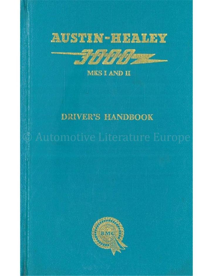 1963 AUSTIN HEALEY 3000 MKS I & II INSTRUCTIEBOEKJE ENGELS, Autos : Divers, Modes d'emploi & Notices d'utilisation