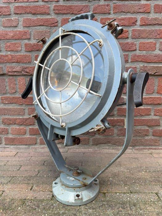 Staande lamp - Schijnwerper / maritiem / ijzer, Antiek en Kunst, Antiek | Verlichting