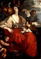 Scuola napoletana (XVII) - Alegoría de la caridad, Antiek en Kunst