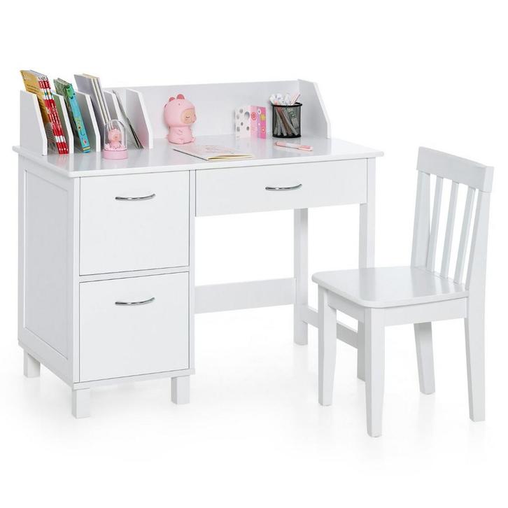 2dekans | coast Kinderbureauset – Bureau 86x42x81 cm + Stoel, Kinderen en Baby's, Kinderstoelen, Ophalen of Verzenden