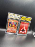 Pokémon - 2 Graded card Charmeleon & Fire energy Classic