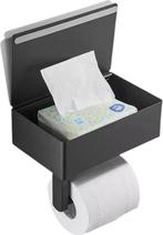 2dekans | WC Rolhouder - Toiletrolhouder - Zwart - RVS -, Huis en Inrichting, Ophalen of Verzenden, Nieuw