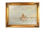 Lauritz Sorensen (1882-1968) - Fischerboote im Sonnenaufgang
