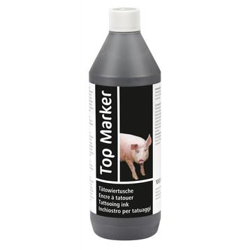 Encre à tatouer noire 1 l - kerbl