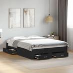 vidaXL Bedframe met lades bewerkt hout bruin eikenkleurig, Huis en Inrichting, Slaapkamer | Bedden, Verzenden, Nieuw