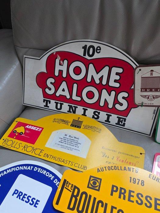 Sportplaat (13) - Plastic, Collections, Marques automobiles, Motos & Formules 1