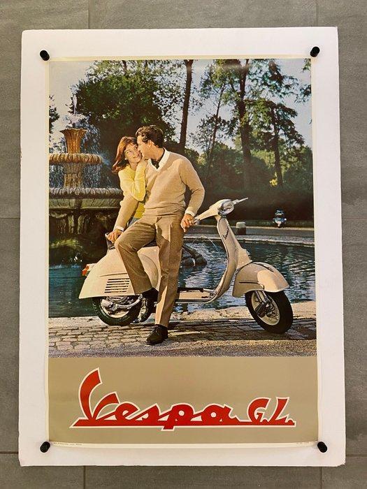Anonymous - VESPA GL (linen backed on canvas) - Jaren 1980, Antiek en Kunst, Kunst | Tekeningen en Fotografie