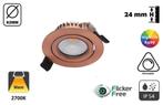 Inbouw LED Spot Koper | 5 Watt | Dimbaar | 2700K Warm Wit, Led, koper, inbouw spot, led spot, led spot kopen, spot koper, Nieuw
