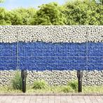 vidaXL Tuinstenen Blauw 12 cm Glas, Verzenden