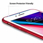 iPhone 8 Ultra Dun Hoesje - Hard Matte Case Cover Rood, Telecommunicatie, Nieuw, Verzenden