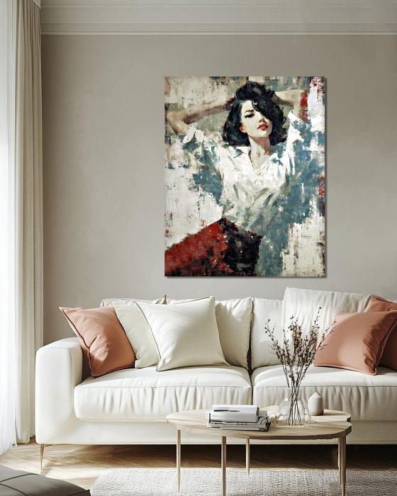 Wysocky John - Beauty in White - XL, Antiek en Kunst, Kunst | Designobjecten