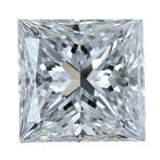 1 pcs Diamant  (Natuurlijk)  - 1.07 ct - Carré - G - VVS1 -