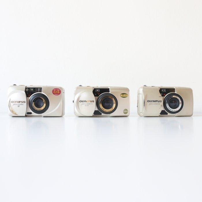 Olympus 3x Mju - mju Zoom 140 + mju Zoom 115 + mju Zoom 105, Audio, Tv en Foto, Fotocamera's Analoog