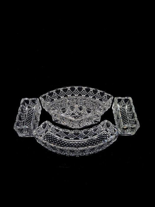 Val Saint Lambert - Tafelmiddenstuk (5) - Valambert - Glas, Antiek en Kunst, Antiek | Glaswerk en Kristal