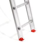 Gebruikte Enkel rechte ladder 8 treden, Doe-het-zelf en Bouw, Ophalen of Verzenden, Gebruikt