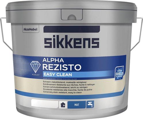 Sikkens Alpha Rezisto Easy Clean RAL 9016 | Verkeerswit 5L, Bricolage & Construction, Peinture, Vernis & Laque, Envoi