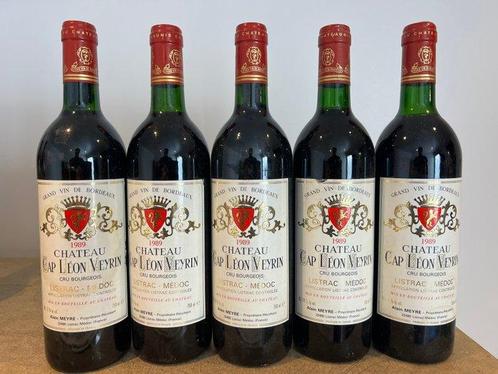 1989 Chateau Cap Leon Veyrin - Médoc Cru Bourgeois - 5, Verzamelen, Wijnen