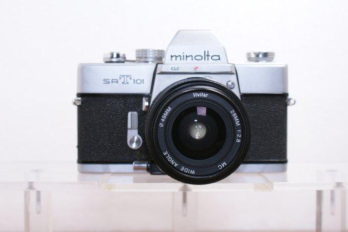 Minolta SRT T 101 + MC Rokkor PF 2.8/50-135mm + Vivitar, TV, Hi-fi & Vidéo, Appareils photo analogiques