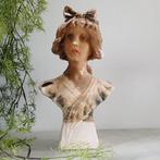 Art Deco Vrouwen Hoofd, nummer 402, 1930 - Beeld, Gipsen, Antiek en Kunst