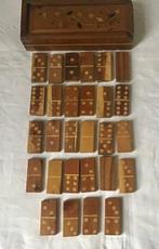 Jeu de société - Jeu de dominos en bois avec 28 pièces de