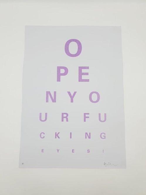 Alex Bucklee (XX-XXI) - Eye Test Purple Edition AP, Antiek en Kunst, Kunst | Schilderijen | Modern