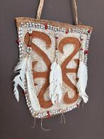 Sac en sago Asmat + masque Sepik - Papouasie (Sans Prix de, Antiek en Kunst