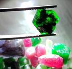 Robijnen-Emeraldas-Tanzaniet Natuurlijke Ruwe-255Cts- 51 g, Verzamelen