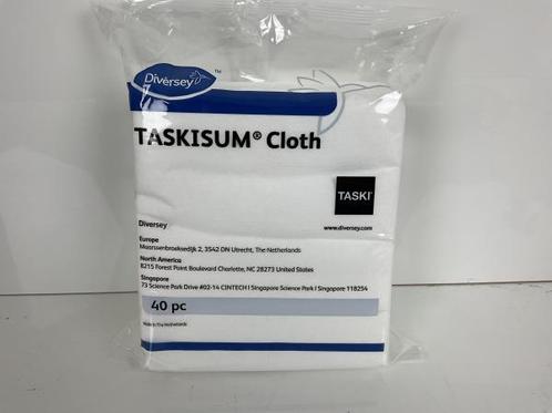 Veiling - TASKI SUM doek – wit, 40 stuks (disposable) (12x, Huis en Inrichting, Schoonmaakartikelen