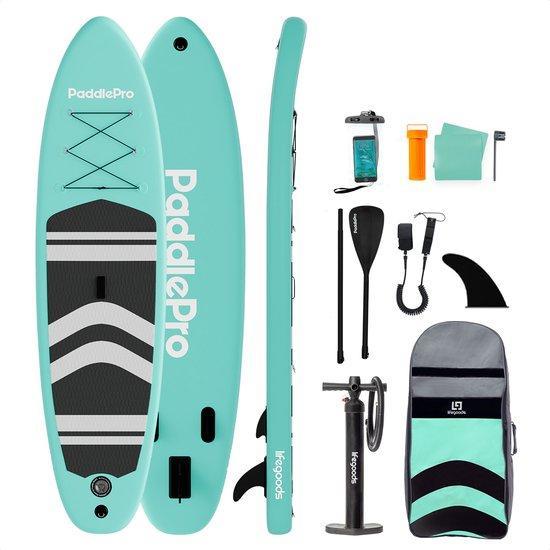 2dekans | LifeGoods PaddlePro SUP Board - Opblaasbaar Paddle, Watersport en Boten, Suppen, Ophalen of Verzenden