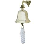 Scheepsbel met Koord Messing 7.5cm, Ophalen of Verzenden
