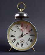 Wekker - Junghans - Staal, Messing, Glas - 1880-1900, Antiek en Kunst