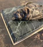 Presse-papier - Brons, Marmer