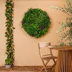 Décoration murale ronde avec plantes artificielles - Ø 86 x, Verzenden, Neuf