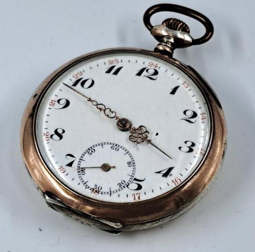Remontoir - zilveren 0.800 zakhorloge - 1850-1900, Handtassen en Accessoires, Horloges | Heren
