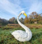 Figuur - Lifelike Swan - IJzer, Metaal
