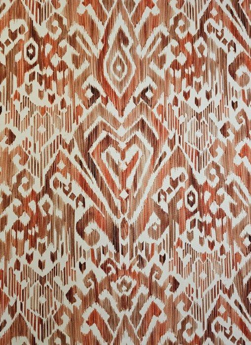 Exclusief IKAT-stof, origineel ontwerp - 300x280cm -, Antiek en Kunst, Antiek | Tapijten, Tafelkleden en Textiel