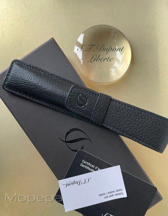 S.T. Dupont - S. T. Dupont leather pencase etui pouch -, Collections, Stylos