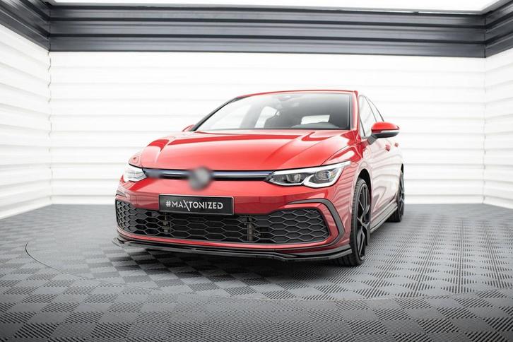 Front Splitter V.4 voor Volkswagen Golf 8 GTI / GTD / R line, Auto diversen, Tuning en Styling, Ophalen of Verzenden