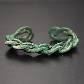 Époque Viking Bronze bracelet tordu - 18 mm (Sans Prix de