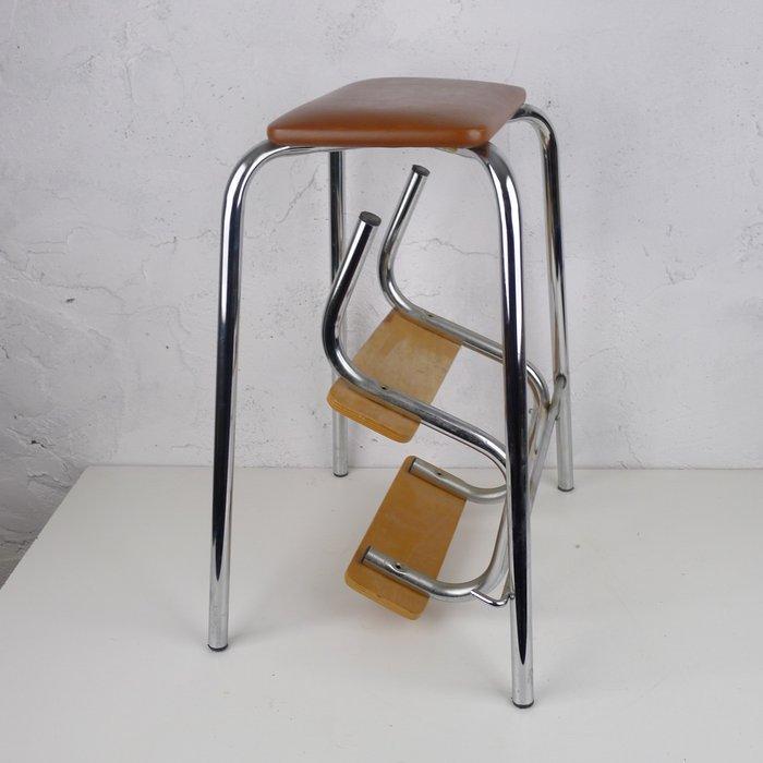 Escalier de cuisine - Bois, Métal, Antiek en Kunst, Kunst | Designobjecten