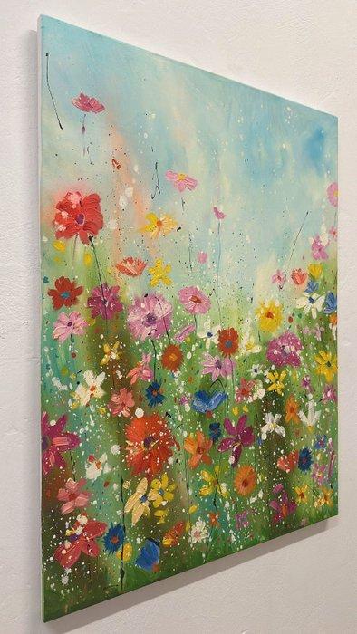 Yadiel Gonzales - Flores silenciosas de ala pradera, Antiek en Kunst, Curiosa en Brocante