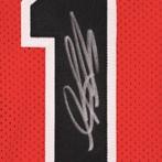 NBA - Dennis Rodman - Autograph - Record Statistieken - Rode