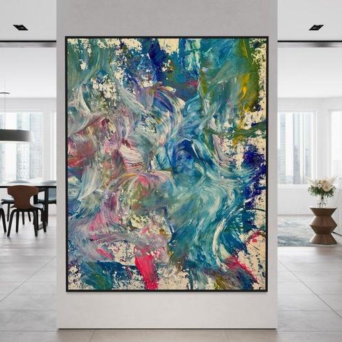 Timo Wedell (1994) - Monets Gedanken Like Yves Klein - XXL, Antiek en Kunst, Kunst | Schilderijen | Modern