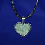Forme de cœur Pendentif en météorite. MUONIONALUSTA
